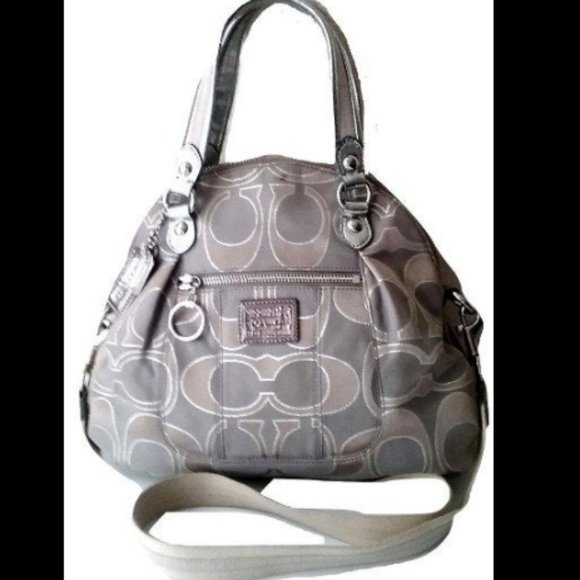 Coach Poppy Signature Lurex Metallic Shoulder - Picture 1 of 3